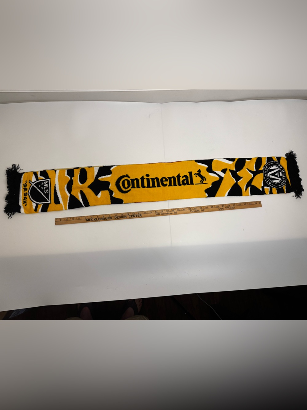 Atlanta United FC Dr. Dax MLS Continental Double Sided Soccer Scarf